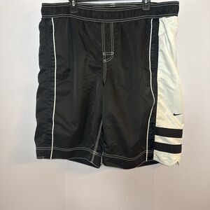 Nike Mens Surf Board Shorts Swim Trunks XL RN 37966 Beach Vacation Swoosh‎ Mesh